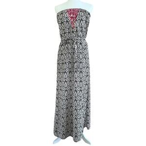 NWT: THML‎ Anthropologie Strapless Maxi Dress Lined Side Slit Large (L422)